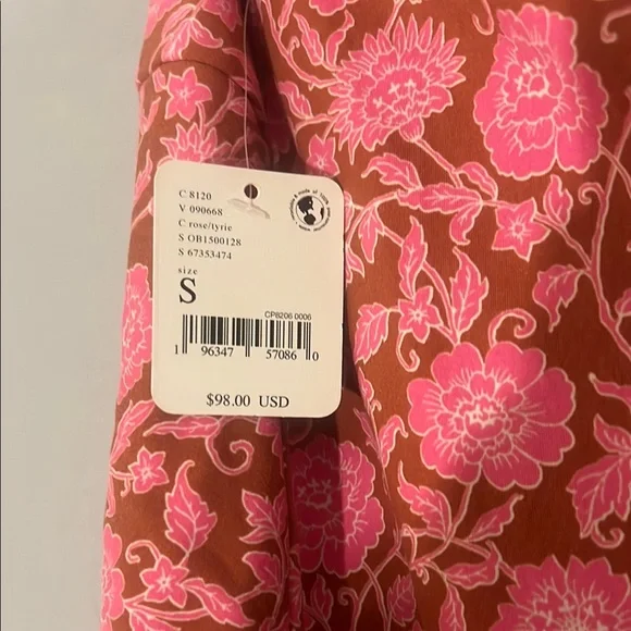 Free People NWT Pink Floral Patterned Skirt - Picture 4 of 5